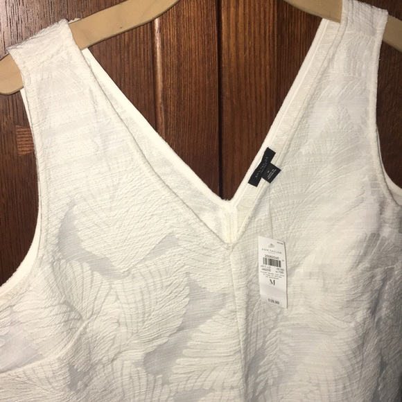 ❤️ PALM PRINT IVORY TANK NWT MEDIUM - Picture 3 of 16